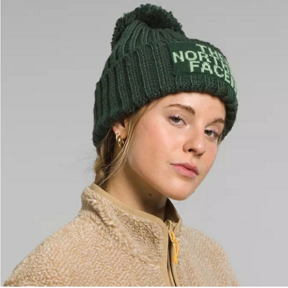 North Face Heritage Ski Tuke Beanie - Pine Needle/misty sage - Picture 2 of 9